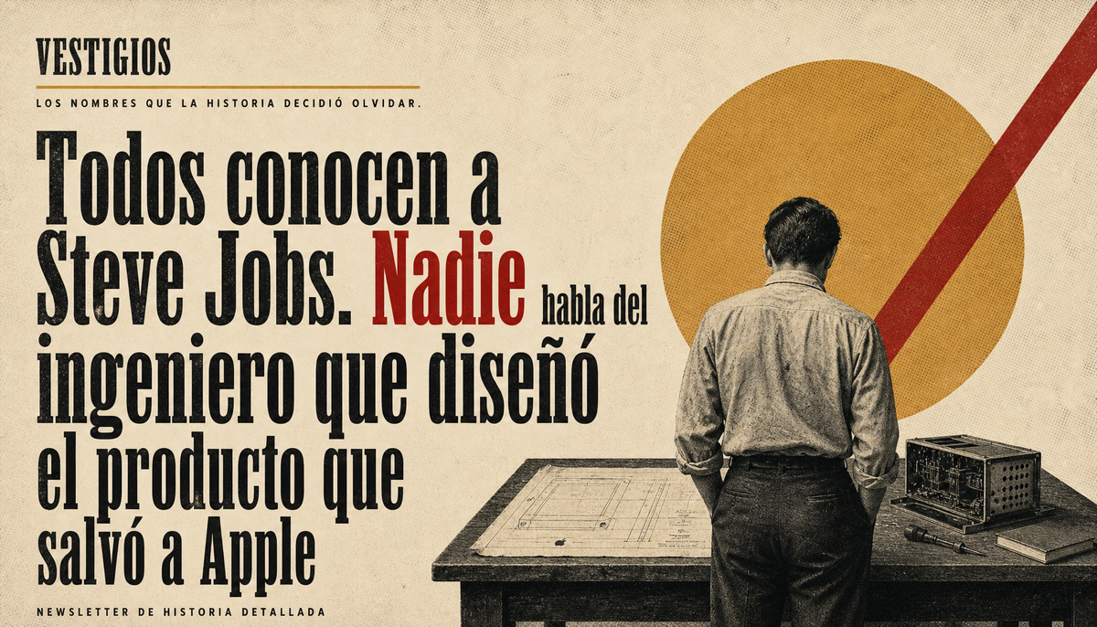 El hombre que dibujó el caramelo translúcido mientras Apple agonizaba