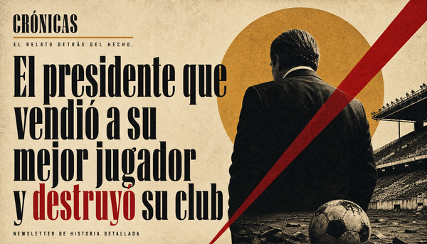El hombre que firmó un cheque para quedarse en la historia como el villano
